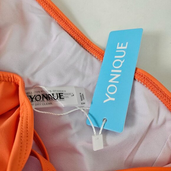 Womens Two-Piece High Waisted Bikini Set Large One Shoulder Beach Vacation Sexy - Picture 8 of 9